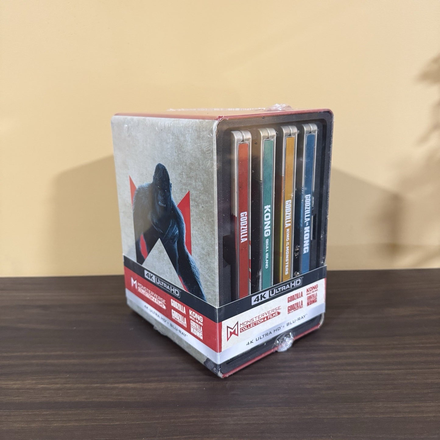 MONSTERVERSE 4-Film Collection 4K Steelbook- NEW-Free Box Shipping with Tracking