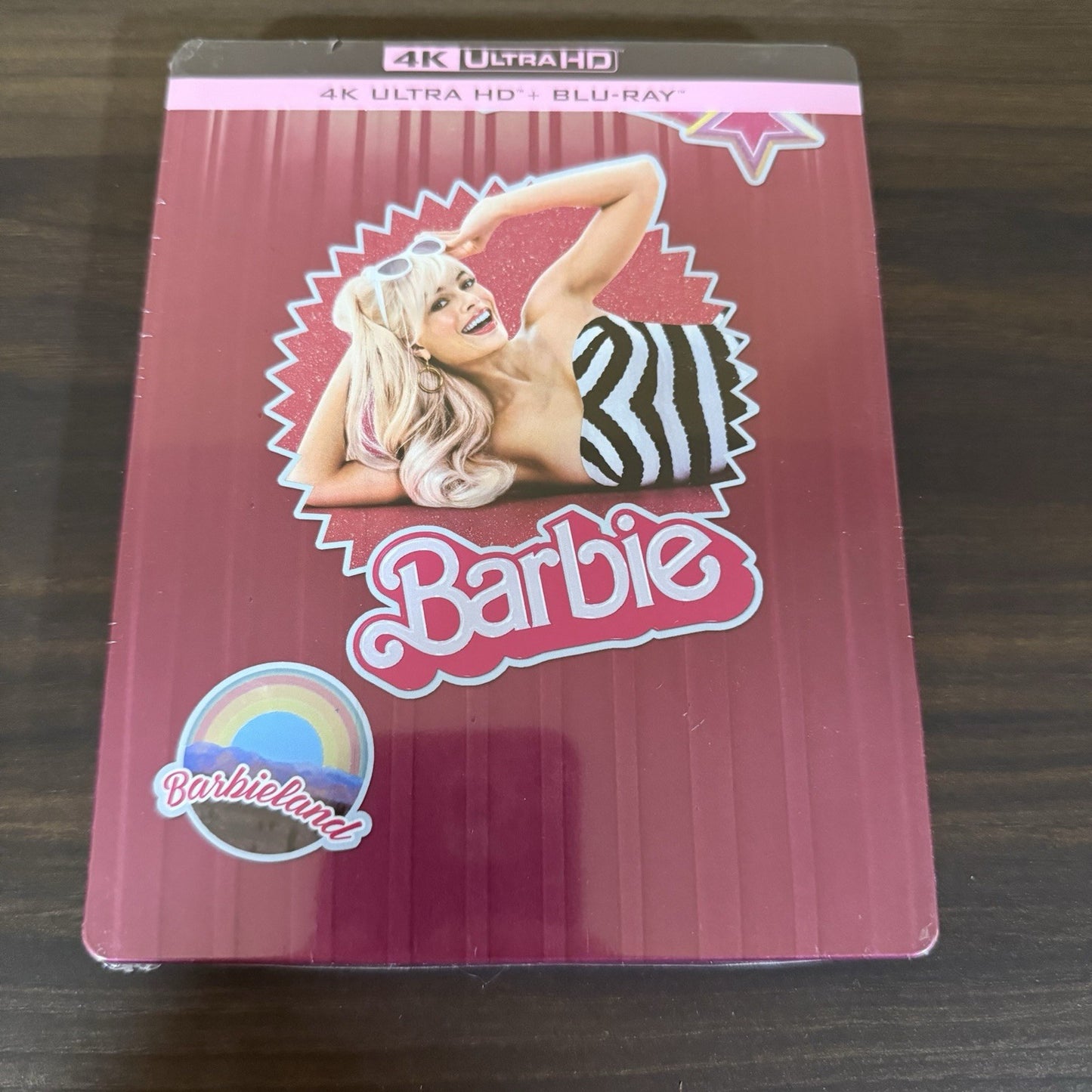 Barbie Pink Cover (4K UHD + Blu-ray) Steel book EU Import New