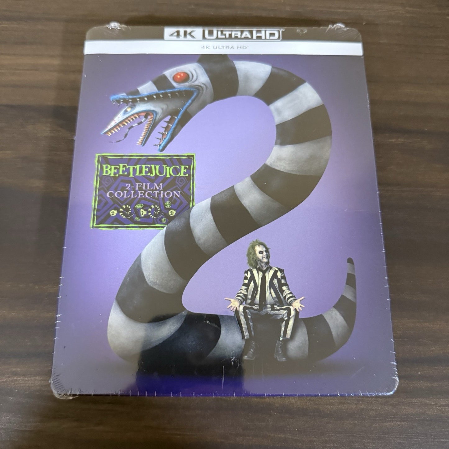 Beetlejuice 2-Film Collection (4K UHD + Blu-ray Steelbook) New