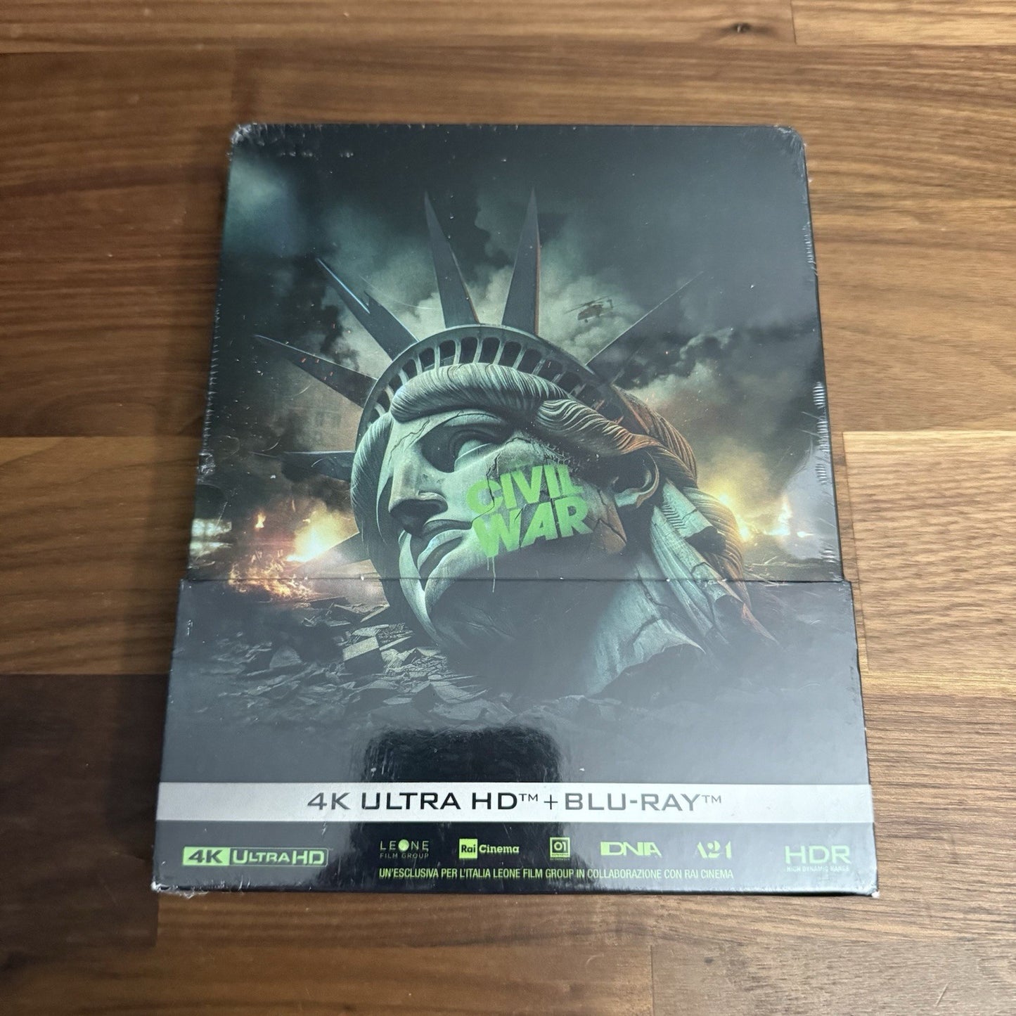 Civil War w. Steelbook (4K UHD + Blu-ray, 2024, EU Import, Region Free) *NEW*