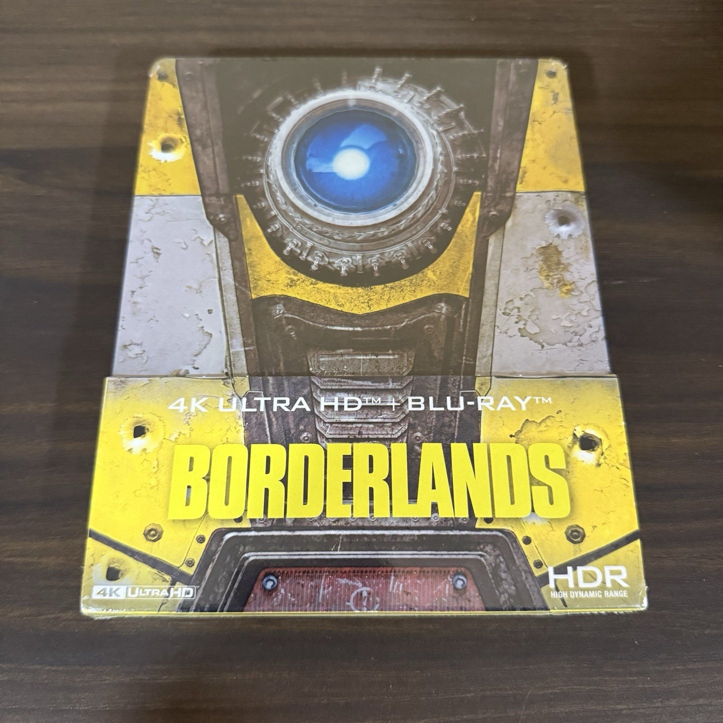 Borderlands w. Claptrap Steelbook (4K UHD + Blu-ray, EU Import, Region Free) NEW
