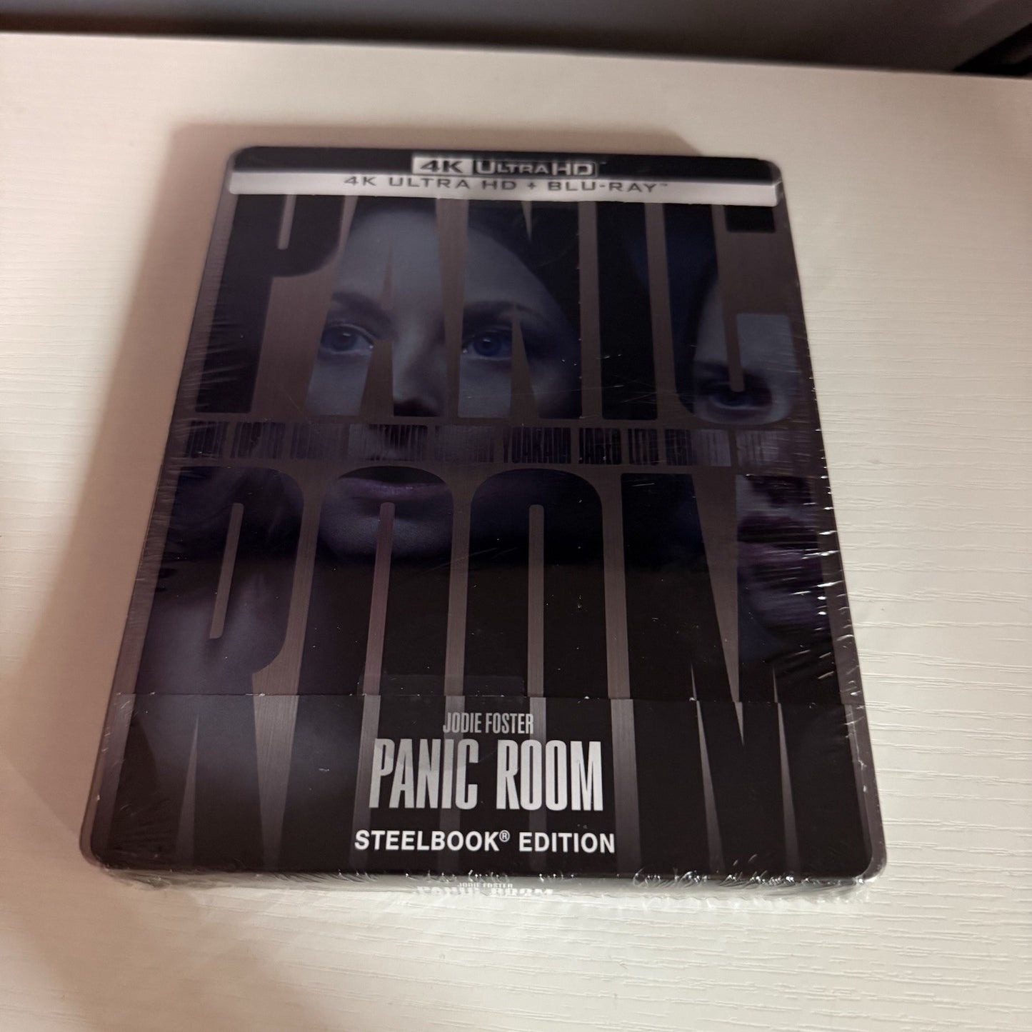 Panic Room w. Steelbook (4K UHD + Blu-ray, 2002, EU Import, Region Free) *NEW*