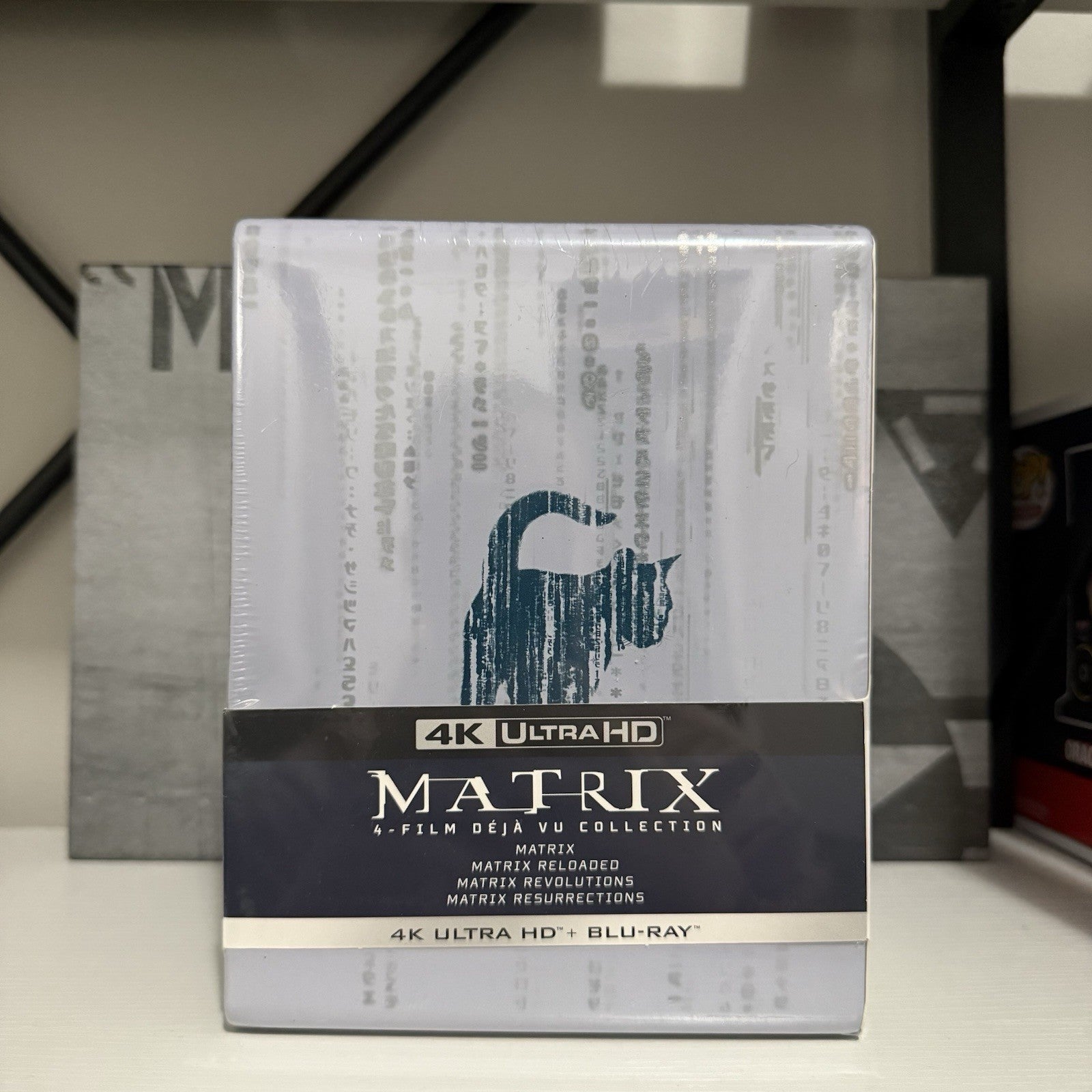 The Matrix 4-Film Deja Vu Steelbook Collection 4K-UHD/Blu-ray Region Free! NEW!
