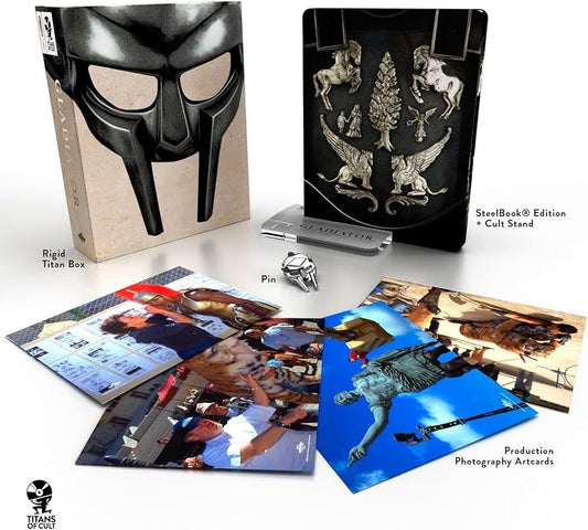 Gladiator (4K UHD + Blu-ray Steelbook) Titans of Cult - EU Import New