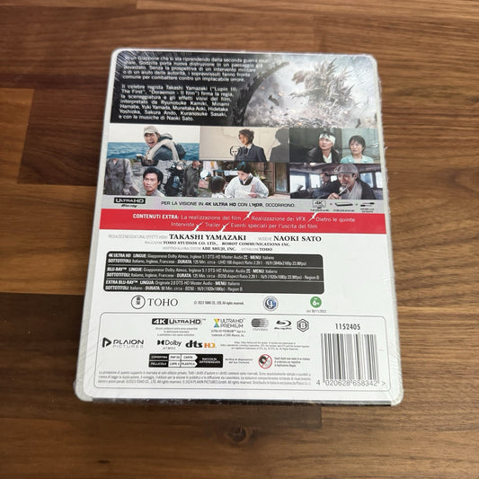 Godzilla Minus One Limited Edition Steelbook (4K UHD + 2 Blu Ray) EU Import