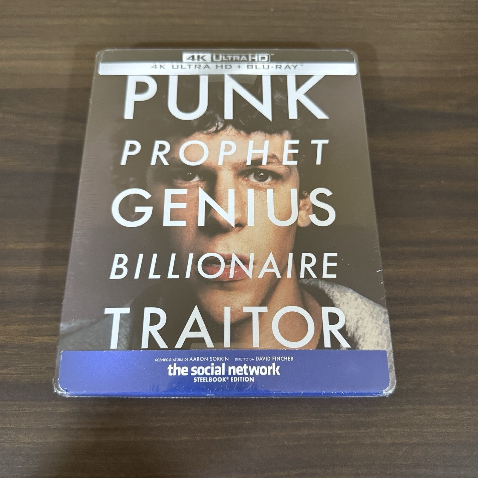 The Social Network w. Steelbook (4K UHD + Blu-ray, EU Import, Region Free) *NEW*