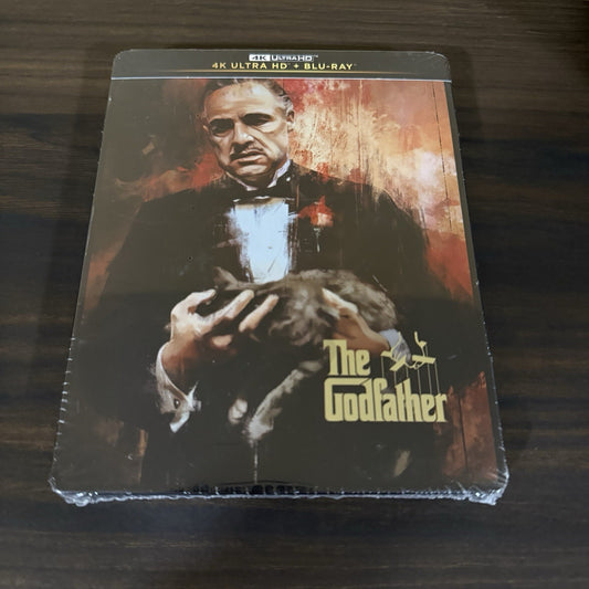 The Godfather w. Steelbook (4K UHD + Blu-ray, 1972, Import, Region Free) *NEW*