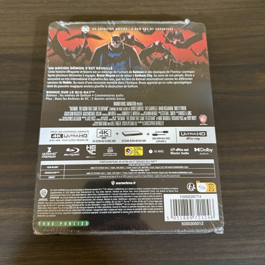 BATMAN : THE DOOM THAT CAME TO GOTHAM *STEELBOOK* NEW 4K UHD SEALED