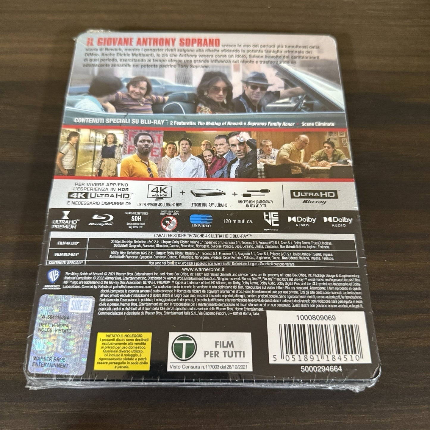 The Many Saints of Newark w. Steelbook (4K UHD + Blu-ray, Region Free) *NEW*