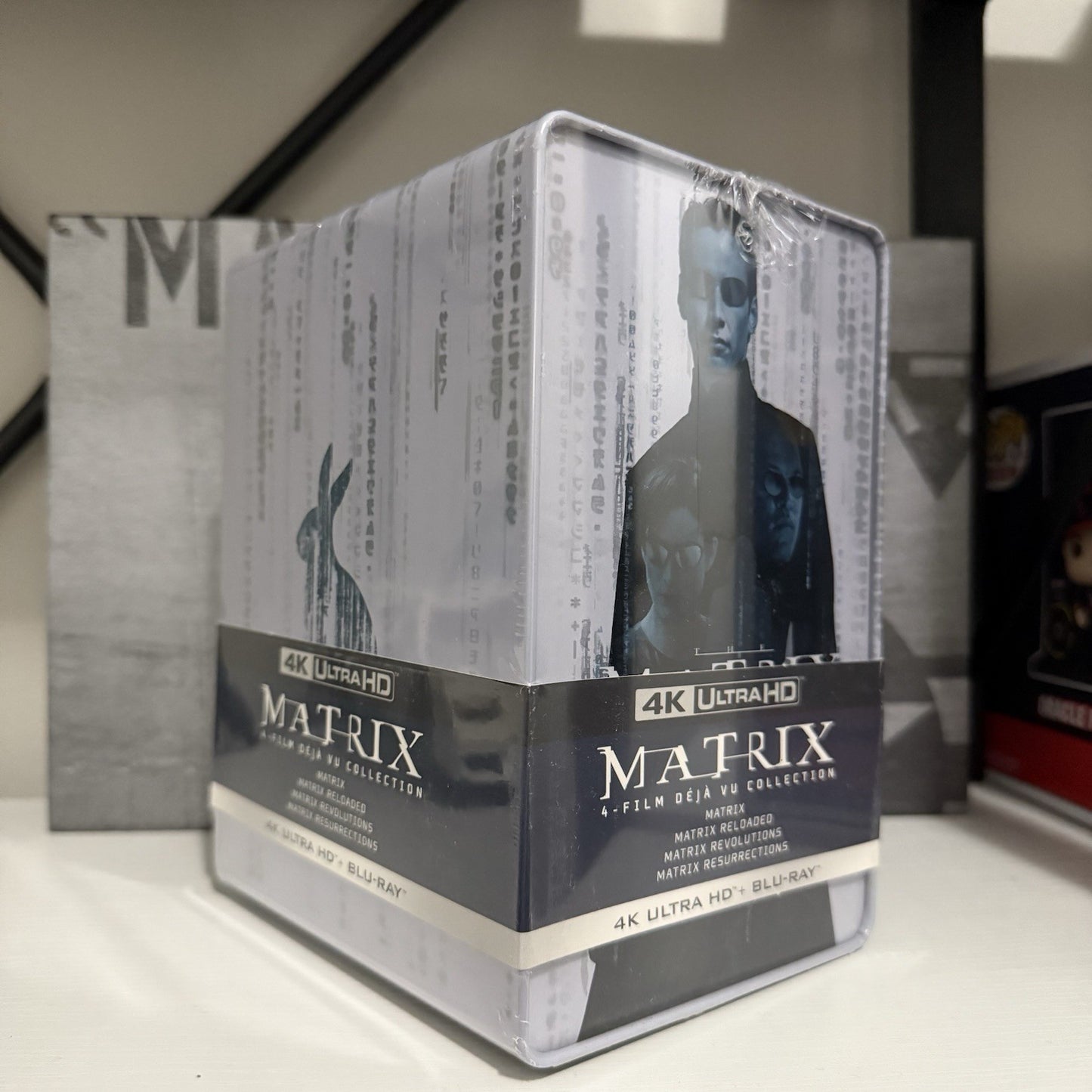 The Matrix 4-Film Deja Vu Steelbook Collection 4K-UHD/Blu-ray Region Free! NEW!