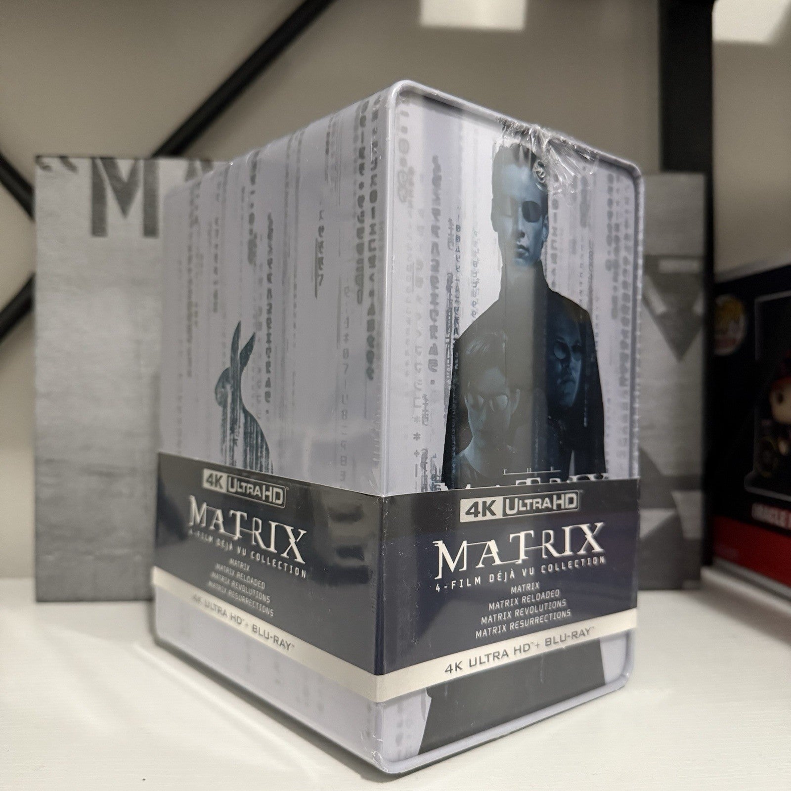 The Matrix 4-Film Deja Vu Steelbook Collection 4K-UHD/Blu-ray Region Free! NEW!