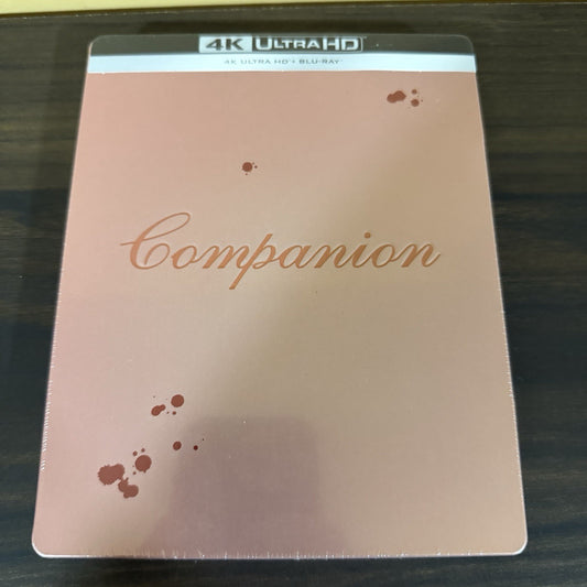 Companion w. Steelbook (4K UHD + Blu-ray, EU Import, Region Free) *NEW*