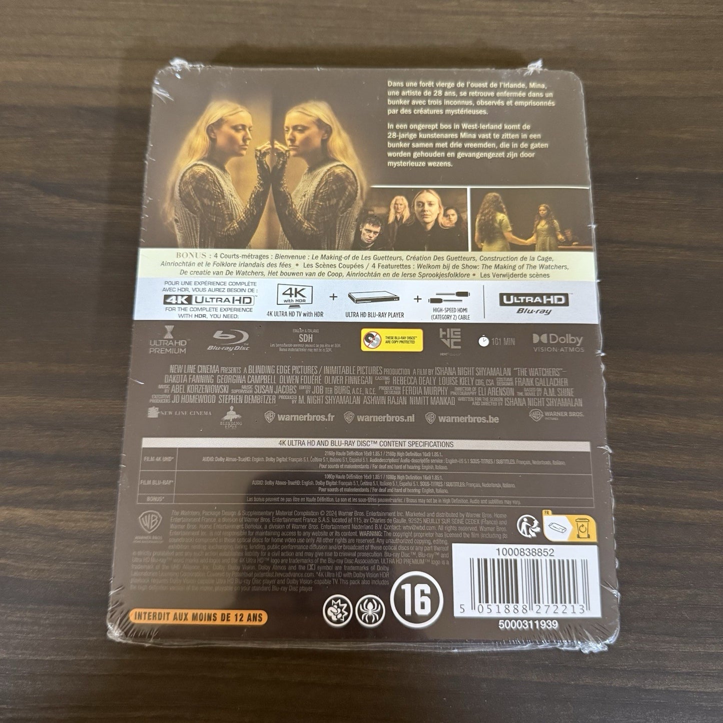 The Watchers w. Steelbook (4K UHD + Blu-ray, 2024, EU Import, Region Free) *NEW*