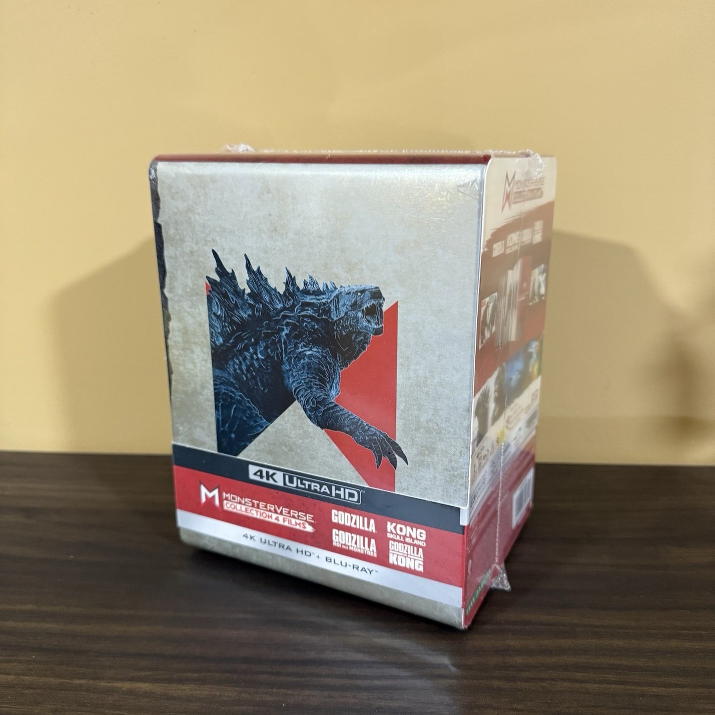 MONSTERVERSE 4-Film Collection 4K Steelbook- NEW-Free Box Shipping with Tracking