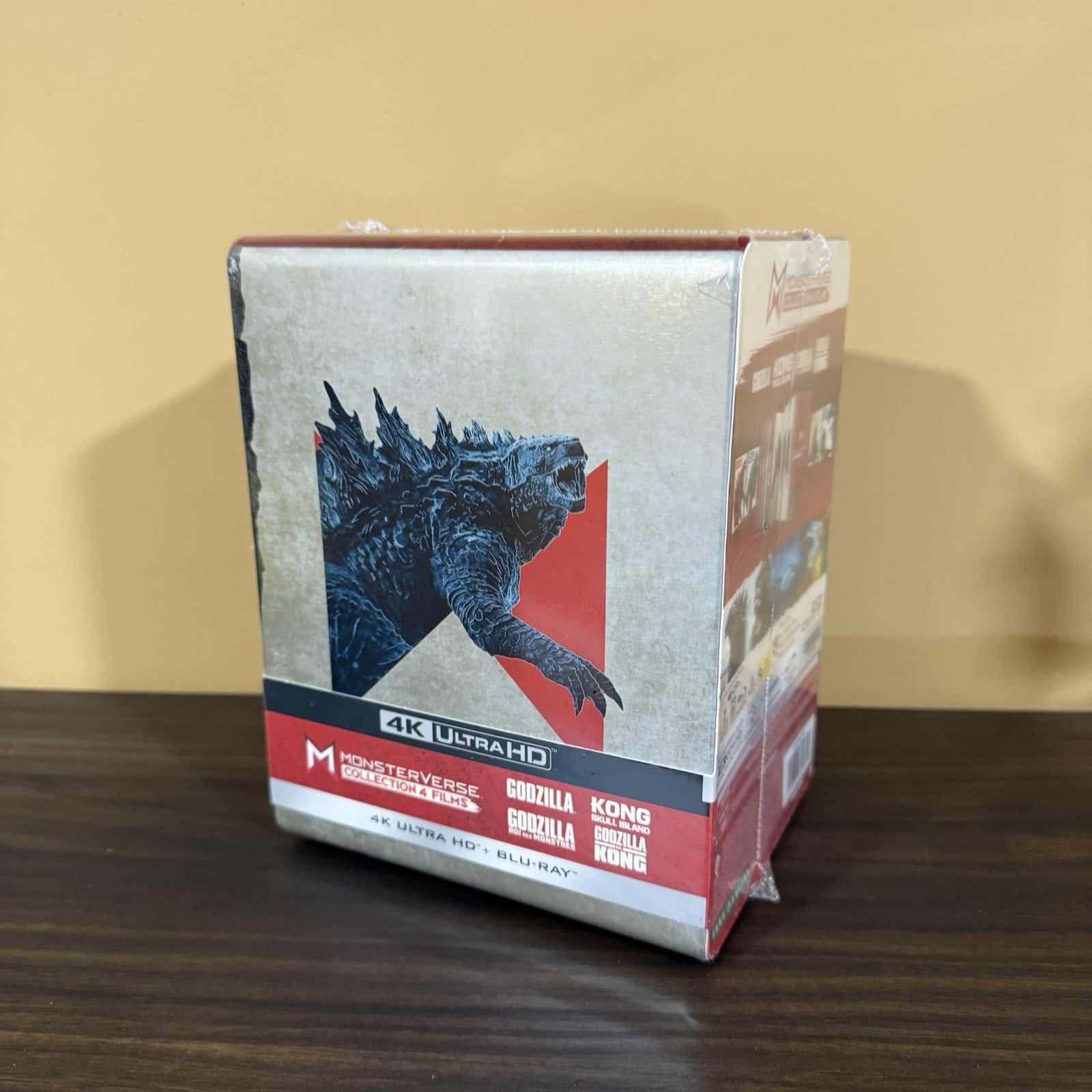 MONSTERVERSE 4-Film Collection 4K Steelbook- NEW-Free Box Shipping with Tracking