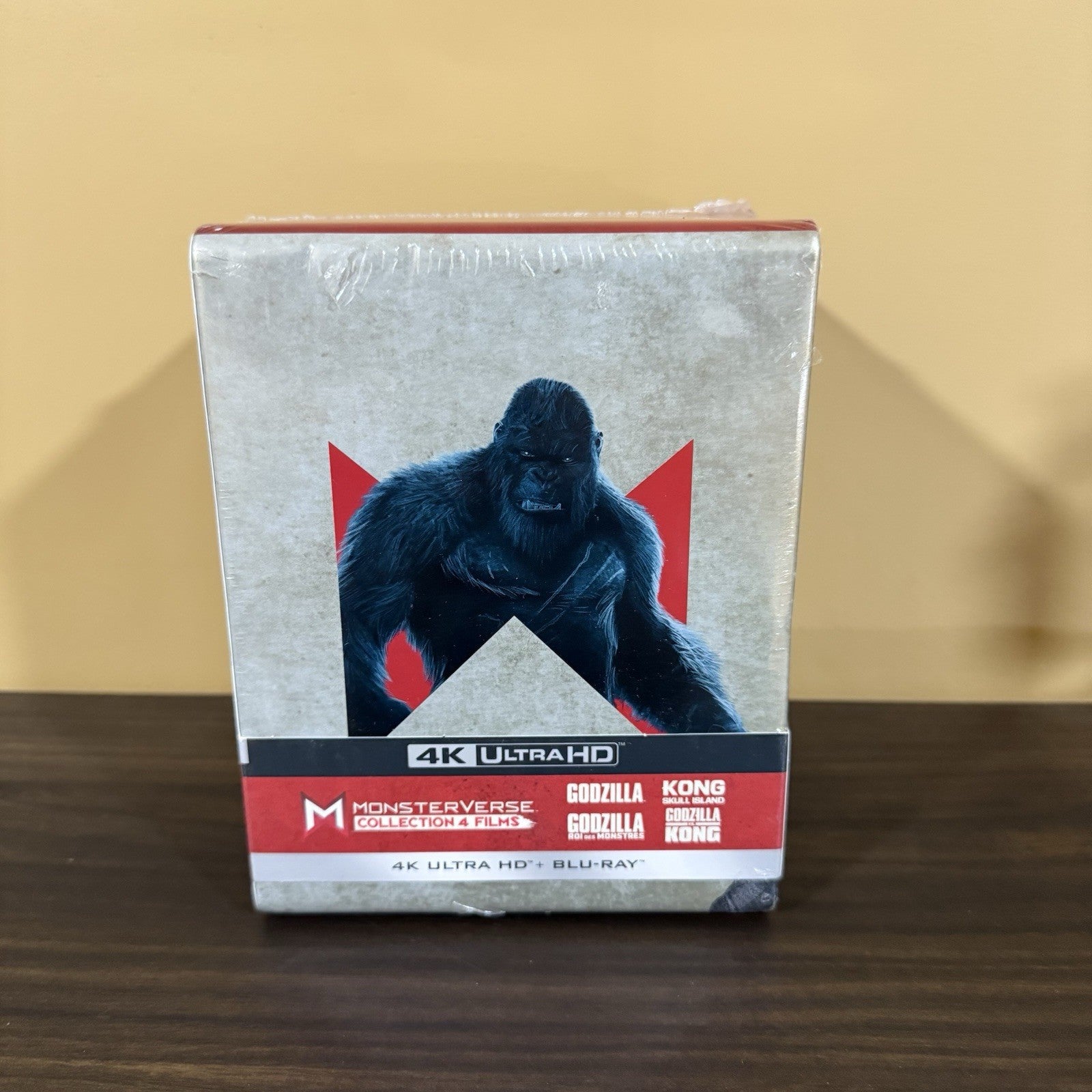 MONSTERVERSE 4-Film Collection 4K Steelbook- NEW-Free Box Shipping with Tracking