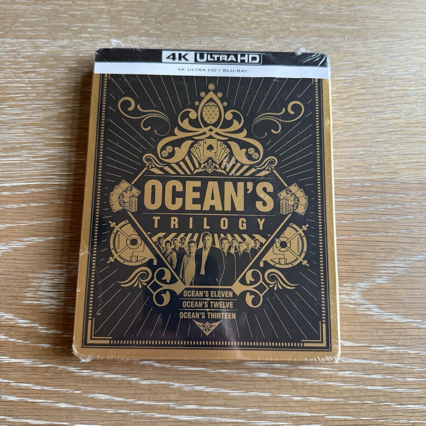 OCEAN'S TRILOGY 4K UHD Blu-Ray Steelbook BRAND NEW