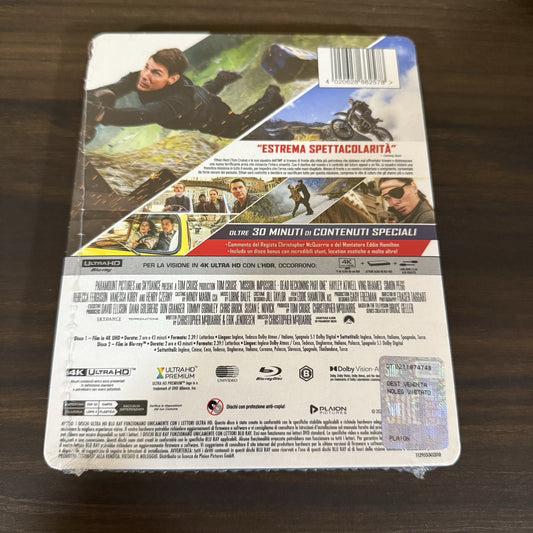Mission Impossible: Dead Reckoning Part 1 w. Steelbook (4K UHD + Blu-ray) *NEW*