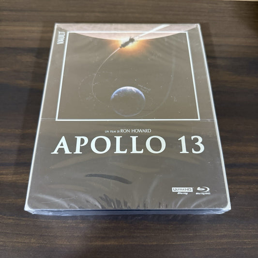 Apollo 13 w. Steelbook (4K UHD + Blu-ray, 1995, EU Import, Region Free) *NEW*