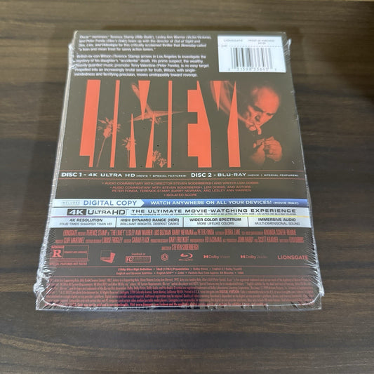 The Limey (1999) 4k Ultra HD + Blu-Ray Steelbook 2022 [Best Buy Exclusive, OOP]