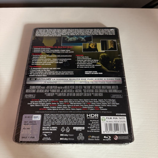 Panic Room w. Steelbook (4K UHD + Blu-ray, 2002, EU Import, Region Free) *NEW*