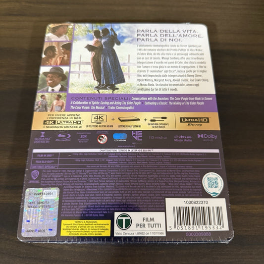 The Color Purple w. Steelbook (4K UHD + Blu-ray, EU Import, Region Free) *NEW*
