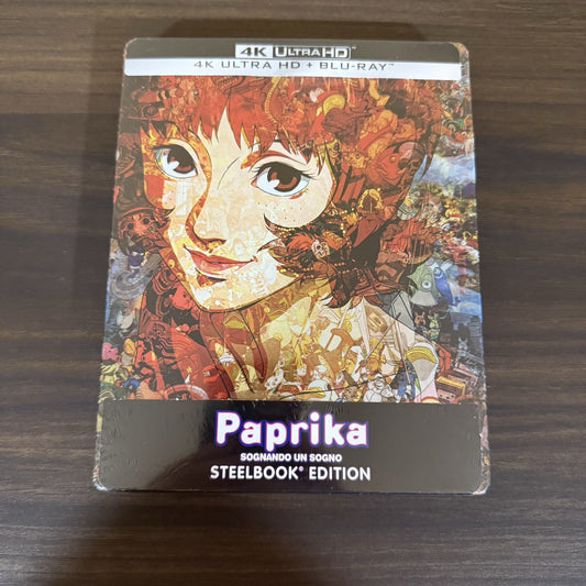 Paprika 4K Steelbook (4K UHD + Blu Ray, Limited Edition) Rare OOP NEW EU Import