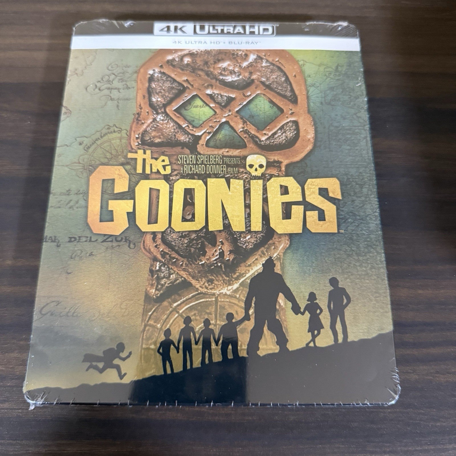The Goonies w. Steelbook (4K UHD + Blu-ray, EU Import, Region Free) *NEW/SEALED*