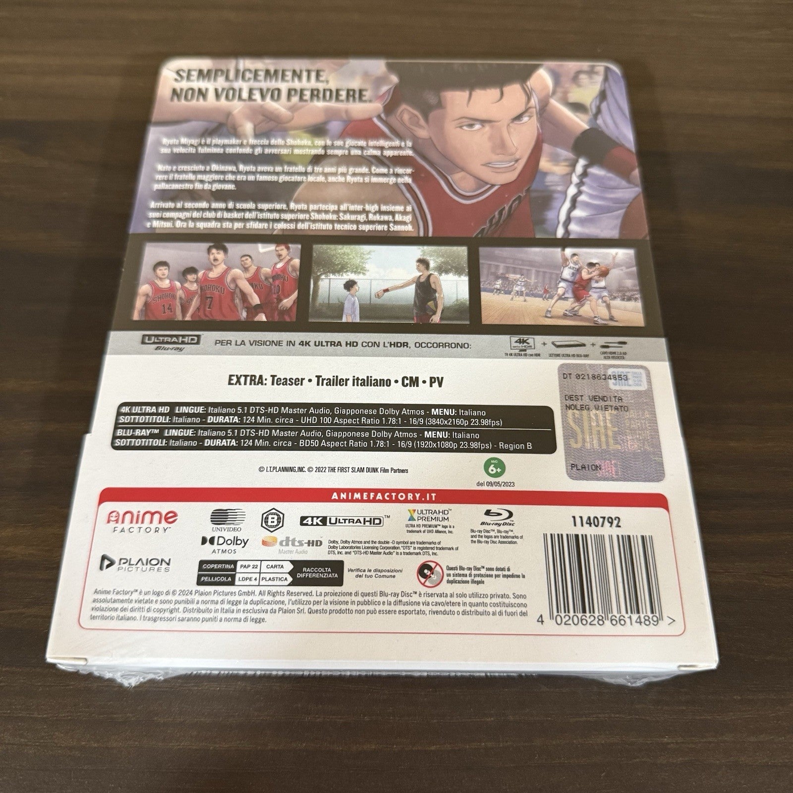 The First Slam Dunk w. Steelbook (4K UHD + Blu-ray, EU Import, Region Free) NEW