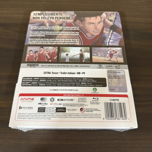 The First Slam Dunk w. Steelbook (4K UHD + Blu-ray, EU Import, Region Free) NEW