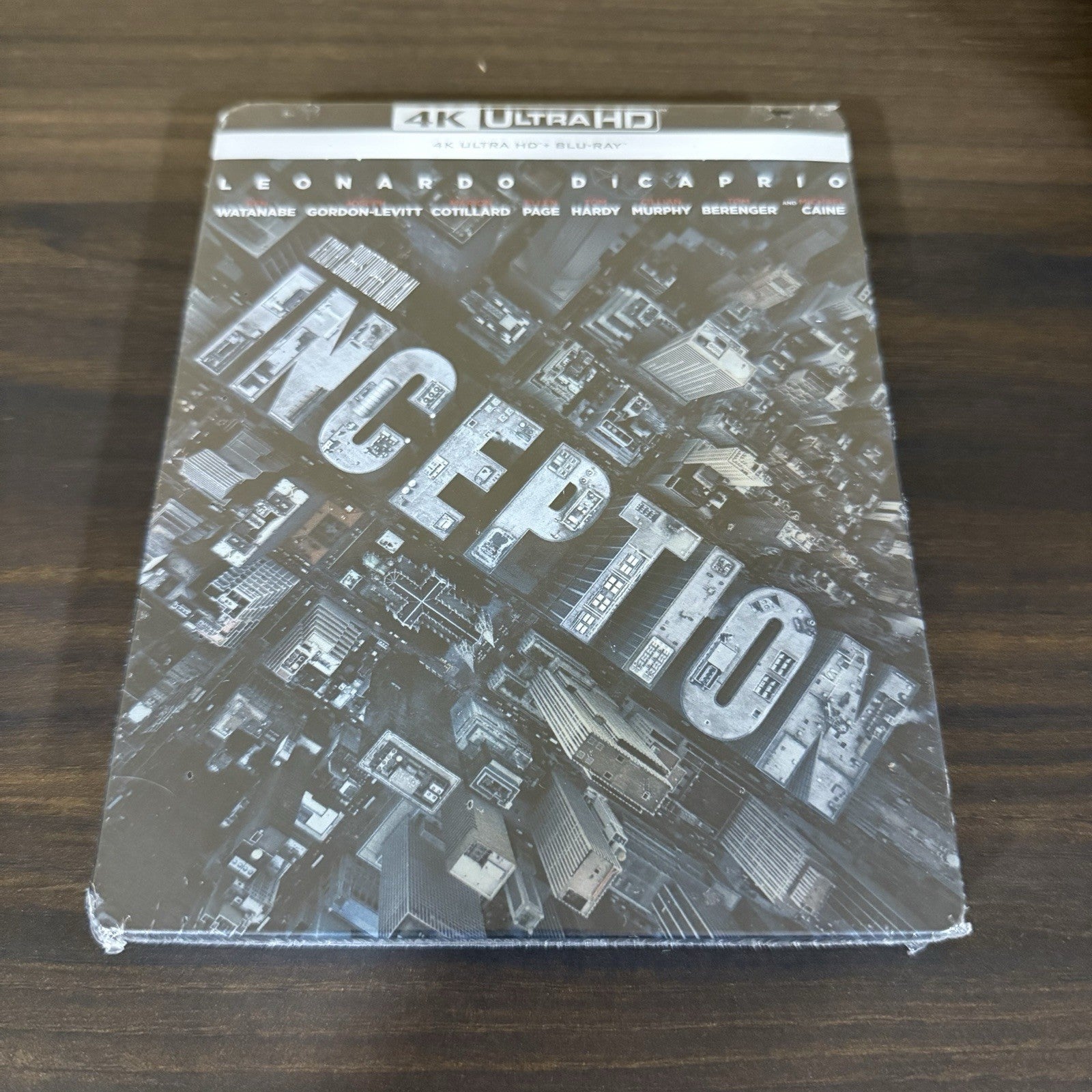 Inception w. Steelbook (4K UHD + Blu-ray, 2010, EU Import, Region Free) *NEW*