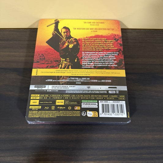 Red Sun w. Steelbook (4K UHD + Blu-ray, 1971, EU Import, Region Free) *NEW*