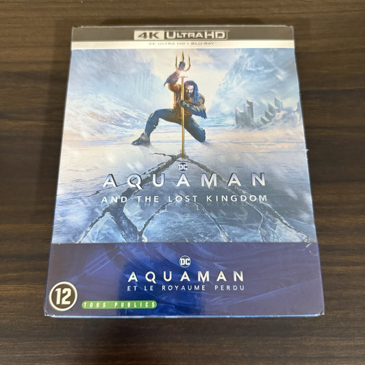 Aquaman and the Lost Kingdom w. Steelbook (4K UHD + Blu-ray, Region Free) *NEW*