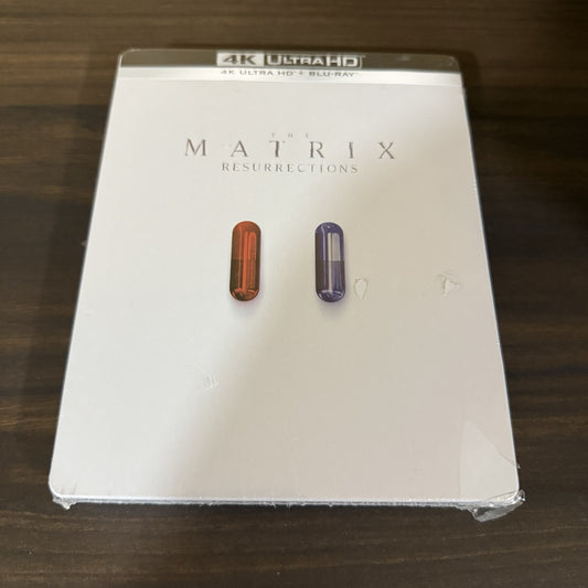 Matrix Resurrections w. Steelbook (4K UHD + Blu-ray, Region Free) *NEW/SEALED*