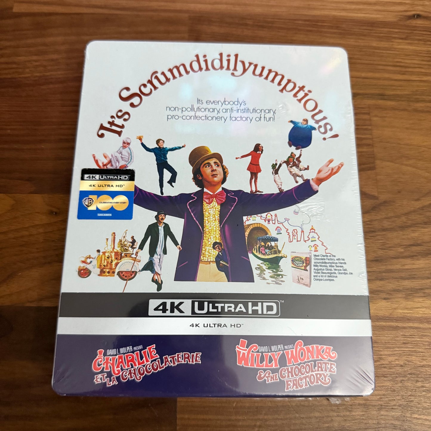 Willy Wonka & the Chocolate Factory Steelbook (4K UHD + Blu-ray, Region Free)